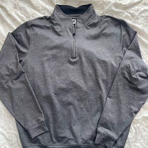 Men's Gray Foot Joy Quarter Zip